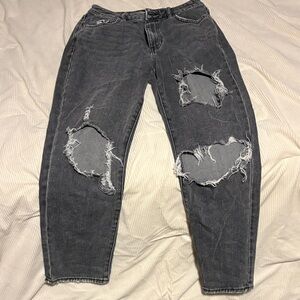PacSun Distressed Gray Women Jeans